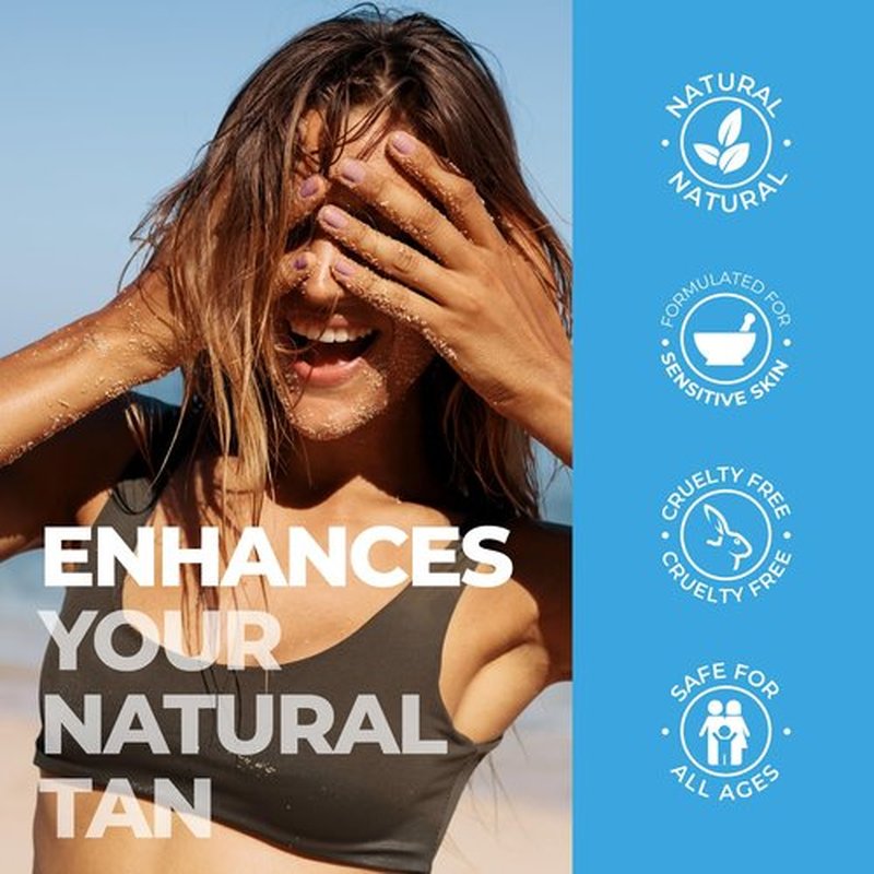terrasil After Sun Care Lotion with Aloe Vera, Shea Butter, Coconut Oil, & Vitamin E, Soothing Sunburn Relief for Sun Exposed Skin, Deeply Nourishing. Natural Body Lotion (3 oz) Tropical Scent