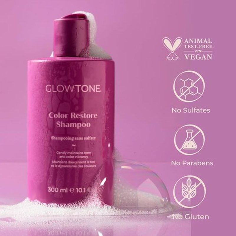 GLOWTONE™ Color Care Shampoo & Conditioner Duo - Anti-Fade, High Shine for Color-Treated Hair | Argan & Pomegranate Oil