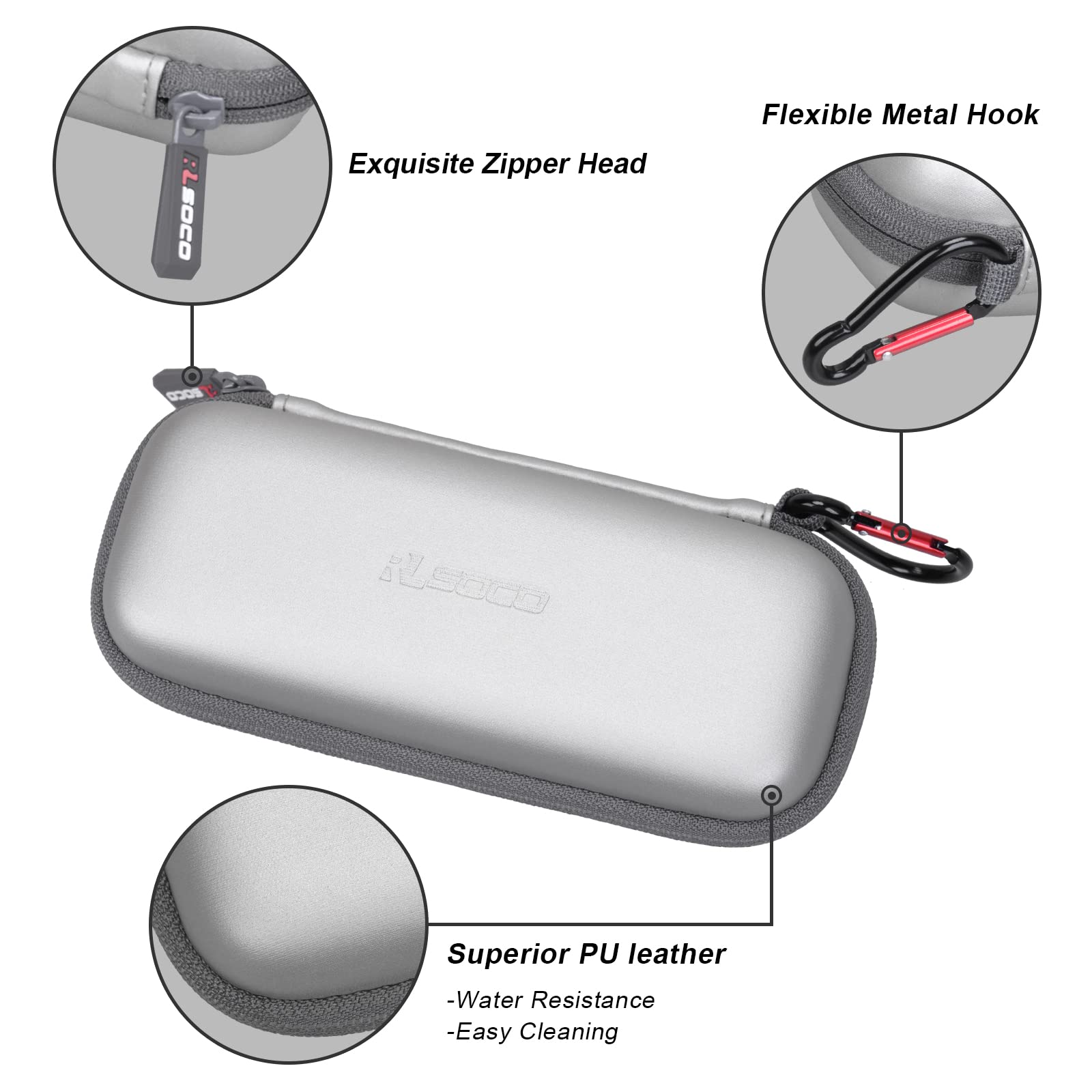 RLSOCO Carrying Case for Merkur Futur 23C/33C/34C/37C/38C Razor & works with Schick Razor (Case Only)