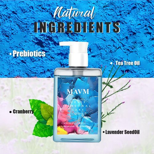 MAVM Men's Intimate Wash, Plant-Based, pHBalanced, Less Stink, Less Scratch, Stay Fresh
