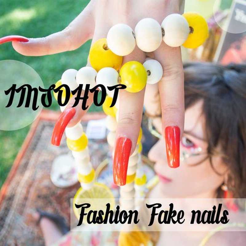 IMSOHOT Long Square Press on Nails Green Crocodile Print French Tip Fake Nails with Rhinestone Designs Full Cover Glossy Acrylic False Nails for Women 24Pcs