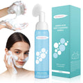 Waybesty Face Wash, Foaming Facial Cleanser, Turmeric Face Wash, Face Cleanser with Brush, Gentle Facial Wash for All Skin, Non-Irritating Pore Facial Cleanser for Women, Oil Control, 130ml