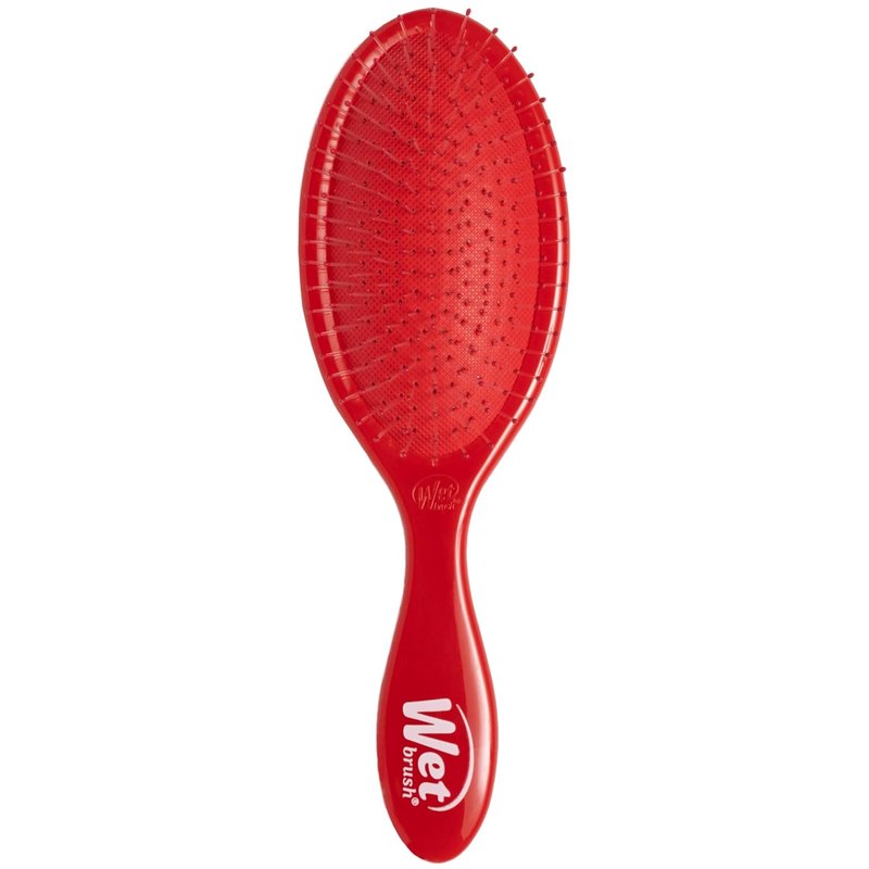 Wet Brush Original Detangler - Effortless Pain-Free Brushing with Ultra-Soft Bristles - Red for All Hair Types