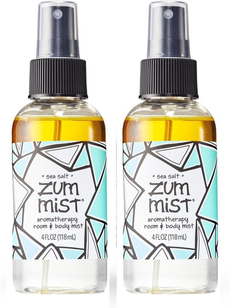 Indigo Wild Zum Mist Room & Body Spray - Aromatherapy Essential Oil - Sea Salt Scent | 4 fl oz (2 Pack)