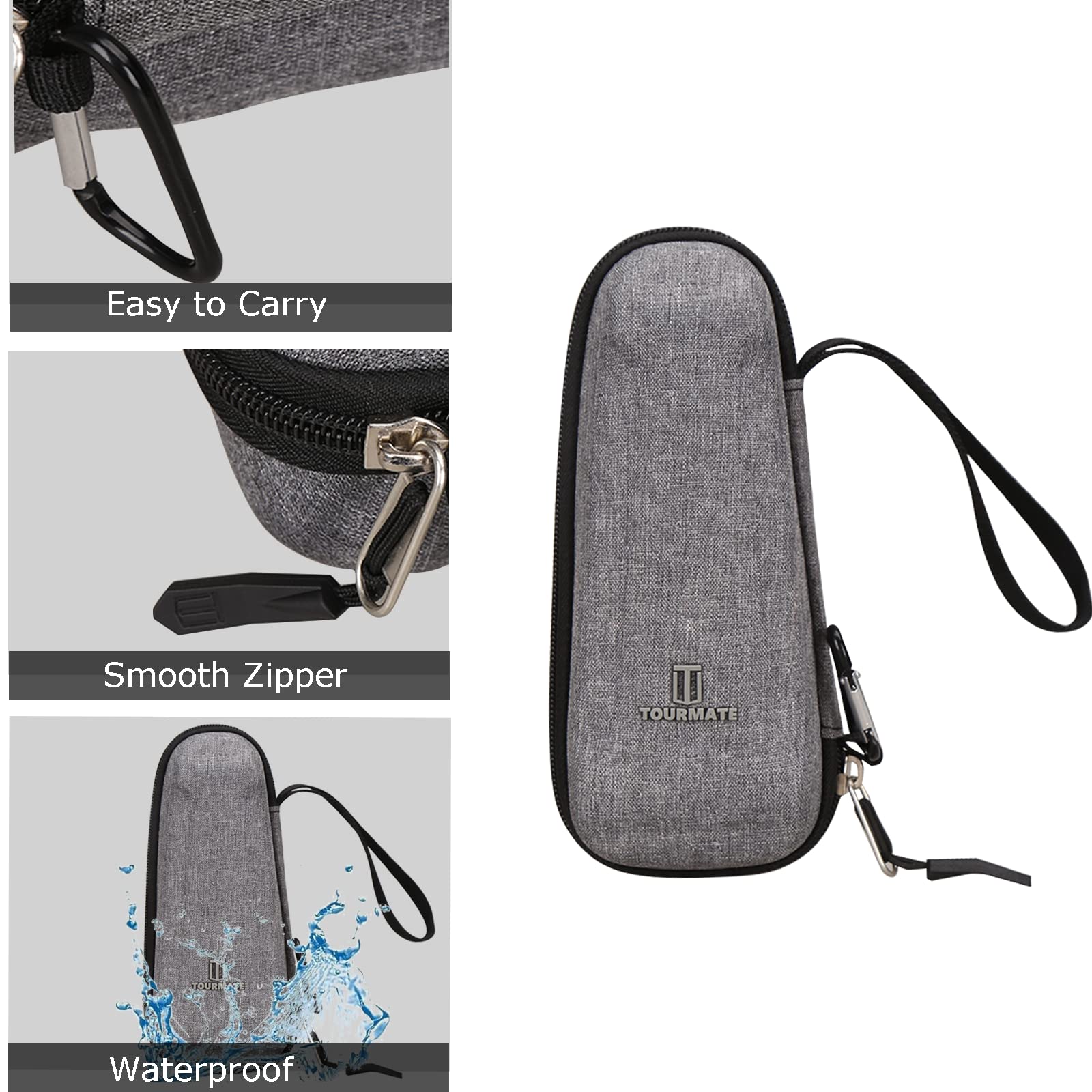 Tourmate Hard Storage Case for Krovena Women Electric Shaver/Blippish Norelco Men Shaver Series 2100 2300 3500 6800 3100 5500 5100 5300 5700 6880 7000 7100 7200 Wet Dry Rotary Shaver (Case Only)