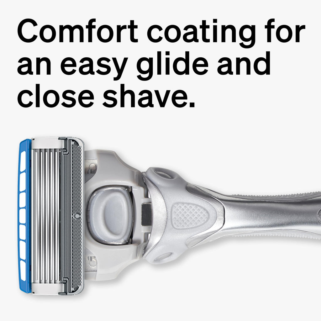 Schick Hydro Advanced Hydration 5-Blade Razors for Men 1 Handle & 3 Refills