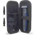 LinMei Hard Storage Travel Case Compatible for Micro Touch Solo Full Body Trimmer and Shaver - Sturdy and Protective (Case & 2 Brush Only)