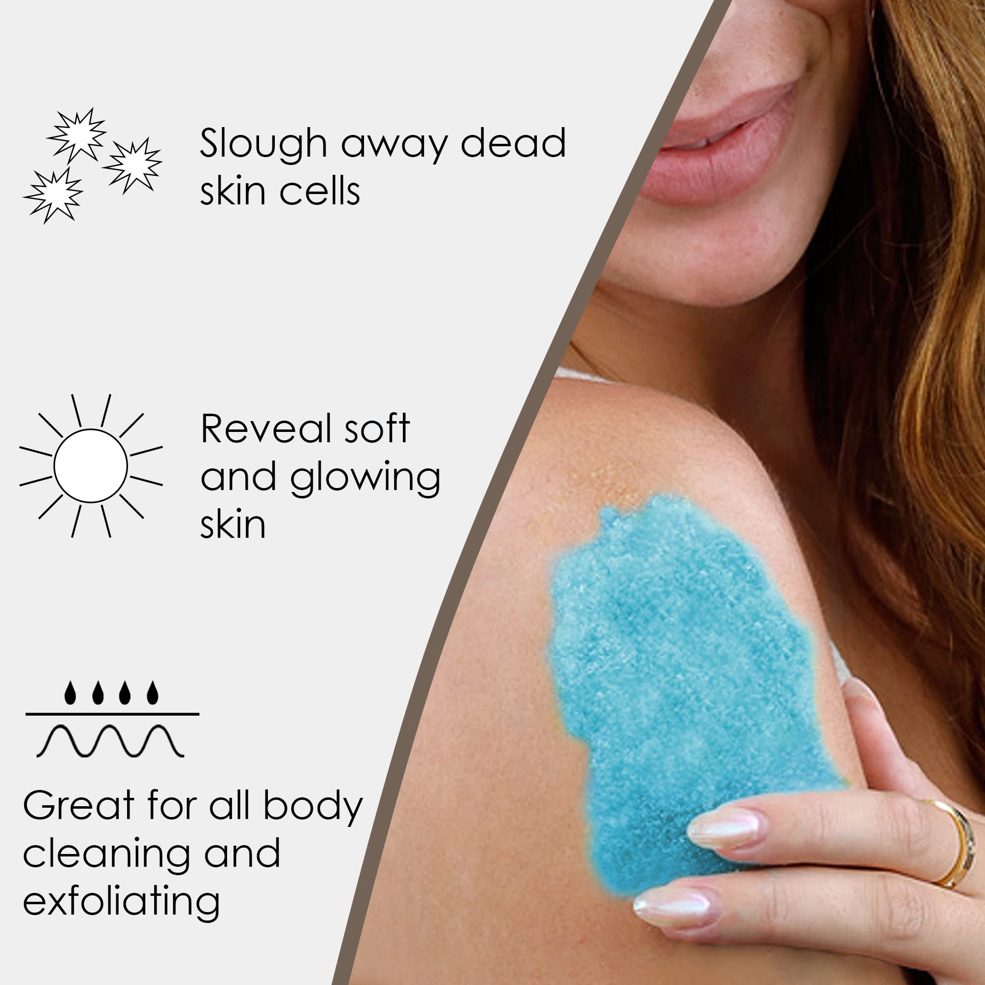 Primal Elements Sugar Scrub Slushie, Hydrate, Exfoliate, & Moisturizing Scrub for Hands, Body, and Face, (10 oz each) – Mermaid (Pack of 3)