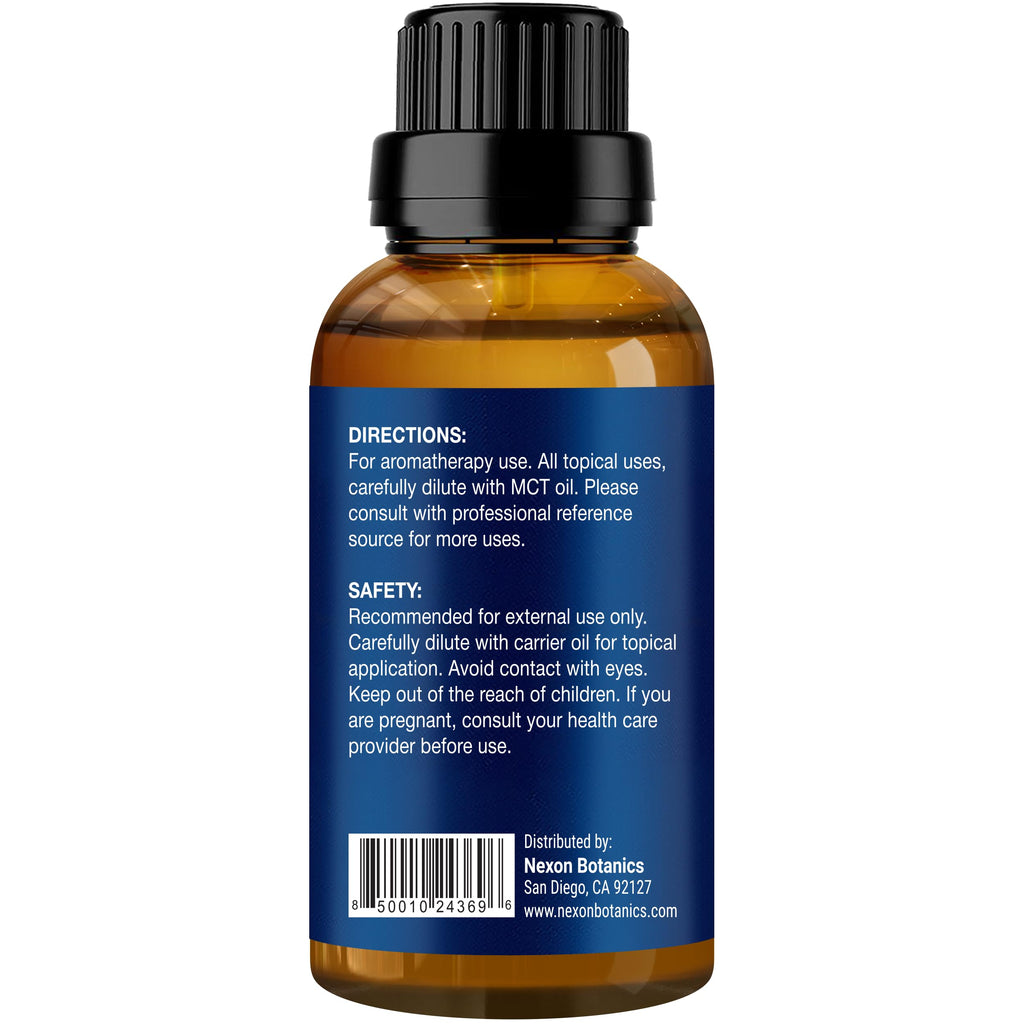 Breathe Essential Oil Blend 30 ml - Breath Sinus Relief with Menthol Oils - for Humidifiers, Diffusers, and Aromatherapy - Nexon Botanics