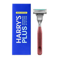 Harry's-PLUS Razor for Men - Premium Handle with Advanced Pivoting System - Clay Shaving Kit
