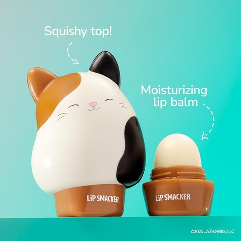 Lip Smacker Squishmallows Lip Balm - Fun Hydrating & Moisturizing Soft Squishy Collectible - Cam