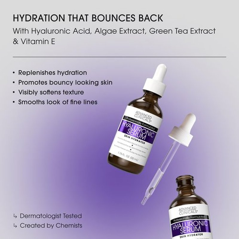 Advanced Clinicals 3 Pack Face Serum Essentials Set | Brightening Vitamin C, Firming Retinol, & Hydrating Hyaluronic Acid Serum Gift Box | Travel Size Gift For Women | Anti Aging Skin Care Products