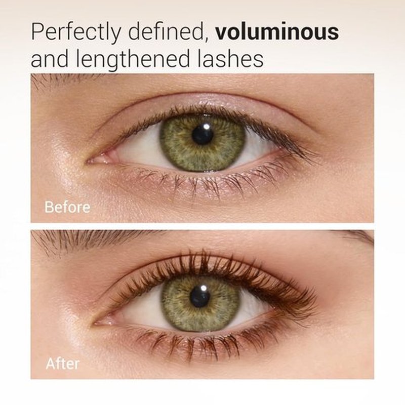 HEIMISH Dailism Smudge Stop Mascara - Volumizing, Lengthening, Waterproof, Non-Clumping | 0.32oz/9g - Brown