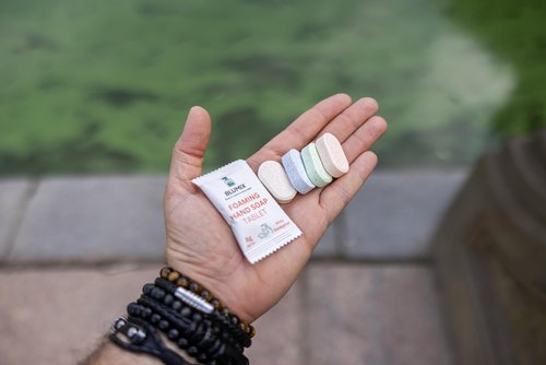 Blumix Foaming Hand Soap Tablet Refill – 6 Pack | Eucalyptus Scent | Eco-Friendly, Plant-Based, Plastic-Free, Non-Toxic, Just-Add-Water Refill Tablets for Zero Waste Hand Washing