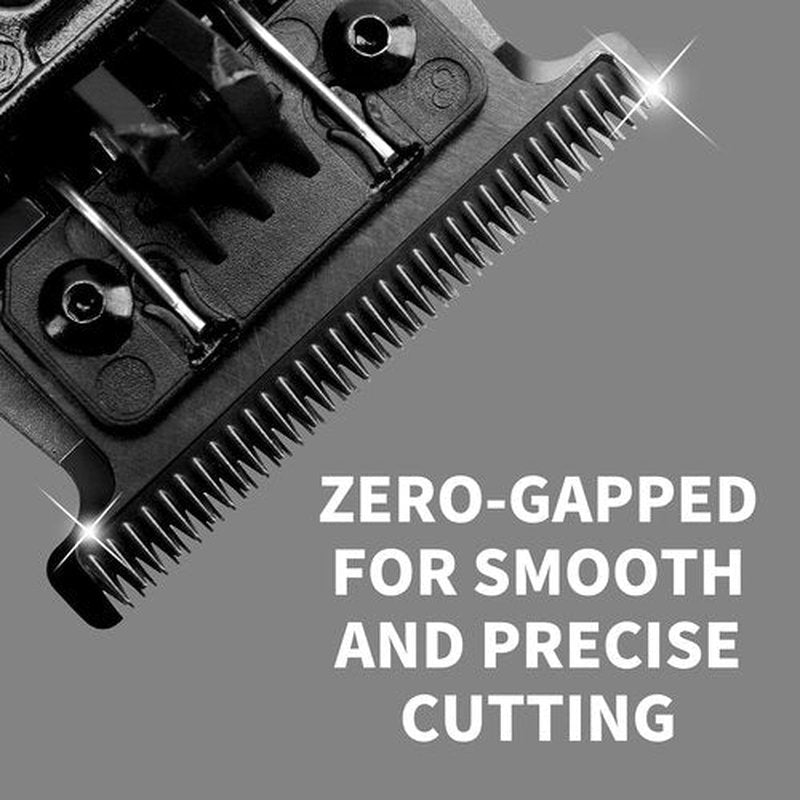 BaBylissPRO FX707B2 Trimmer Blades - Deep Tooth T Blade Replacement for FX787 & LoPROFX | 2 Pack, Black