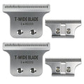 Wahl 5 Star Detailer Li Trimmer Replacement Blades - Adjustable Zero-Gap Stainless Steel, Silver | 2 Pack