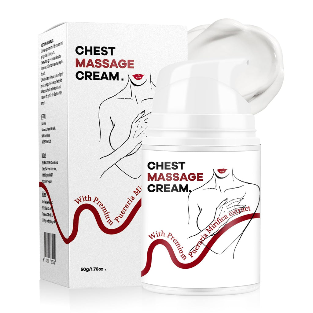 Breast Enhancement Cream, Nourishing Firming Cream for a Smoother, Fuller Look, Hydrating Formula for Daily Bust Care, 1.76 fl oz