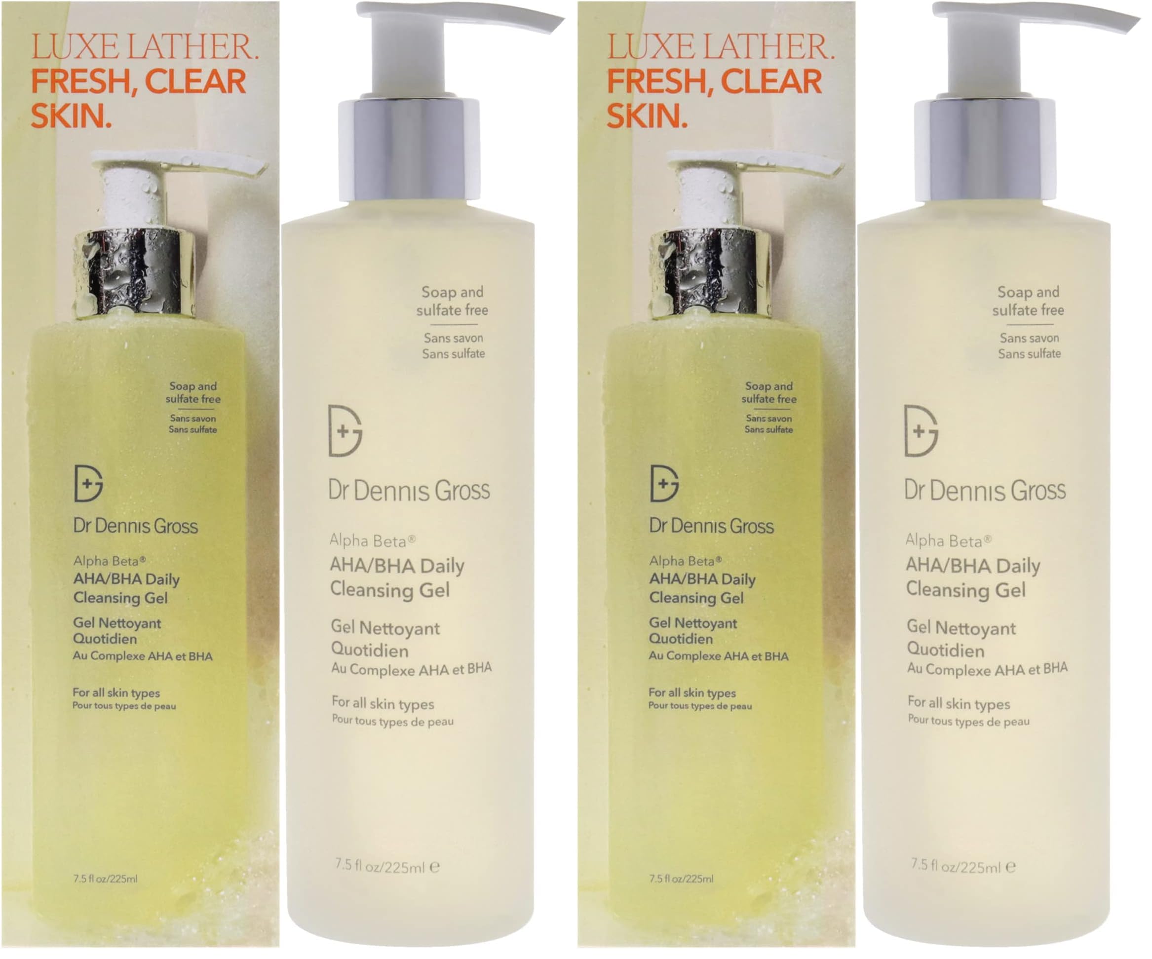 Dr Dennis Gross Alpha Beta Daily Cleansing Gel Gel Unisex 7.5 oz (Pack of 2)