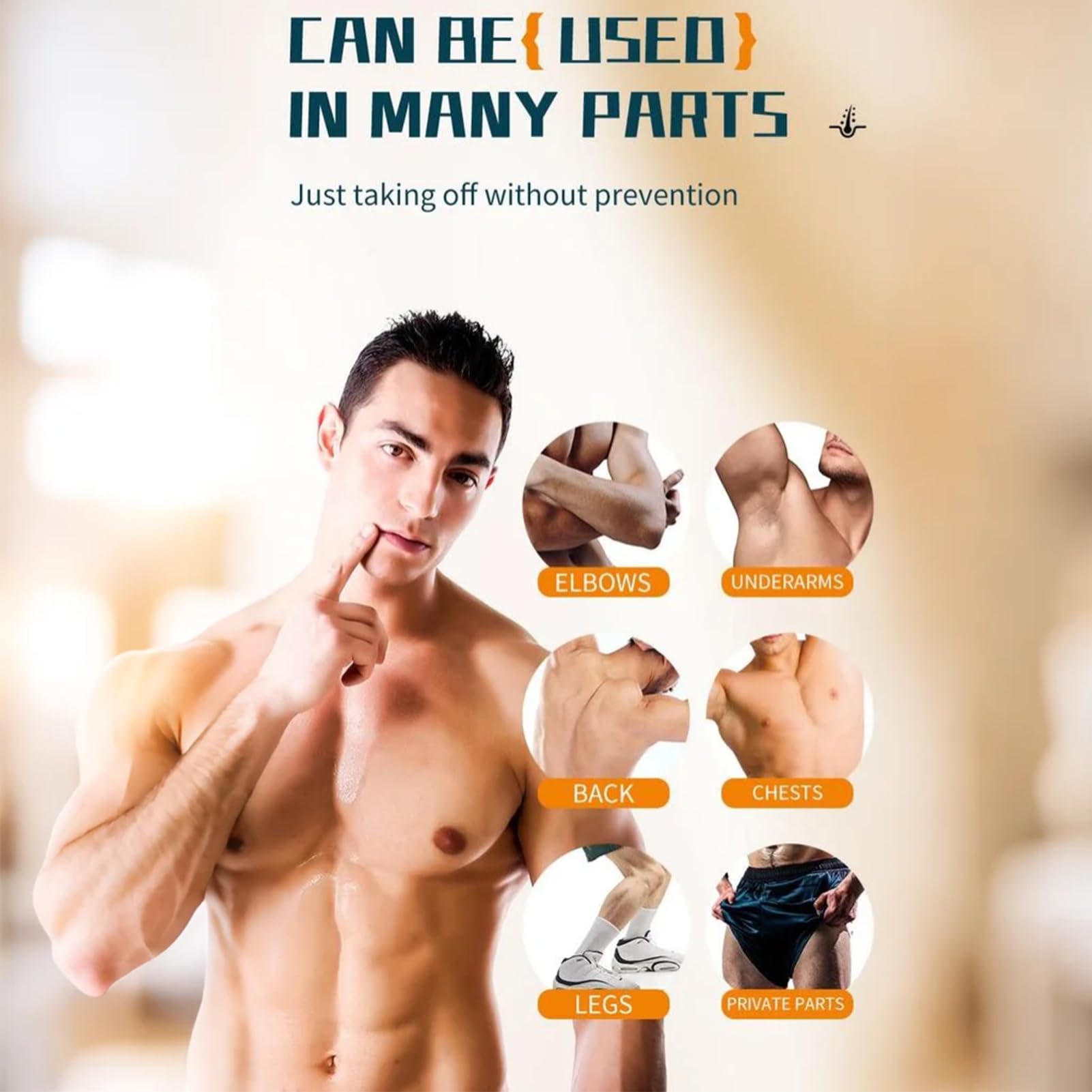 Hair Removal Cream for Men,Intimate/Private Body Depilatory Cream for Bikini,Pubic, Body,Legs, and Underarms,Long-Lasting,Smooth & Painless Hair Remover for All Skin Types