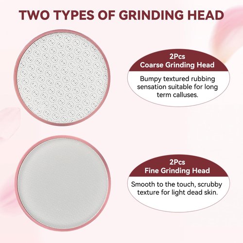 Electric Foot Callus Remover Cordless, 3 Adjustable Speed Foot File with 4 Nano Glass Grinding Disc, Professional Pedicure Tool Foot Scrubber for Heel Dead Skin and Calluses