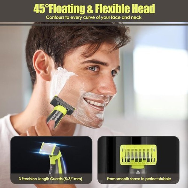 Skiennix Beard Trimmer for Men - Rechargeable Grooming Kit with Washable Electric Razors | Versatile Mustache & Hair Clippers