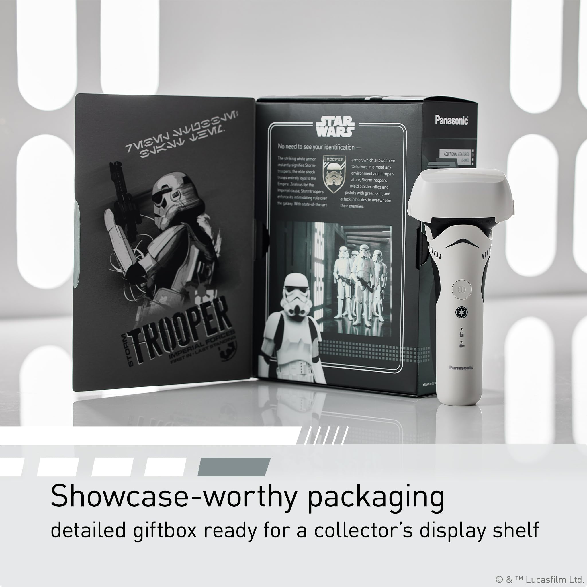 Panasonic Hybrid Wet Dry Shaver, Trimmer & Detailer with Two Adjustable Trim Attachments, Pop-up Precision Detail Trimmer & Shave Sensor Technology,