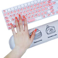 Skin Care Tools, Raised Keyboard Stickers for Long Nails with Letters,Heart-Shaped Reusable Adhesive Protective Type Long Nail Keyboard Stickers for Typing, Gaming & Nail Art (70 Pcs)