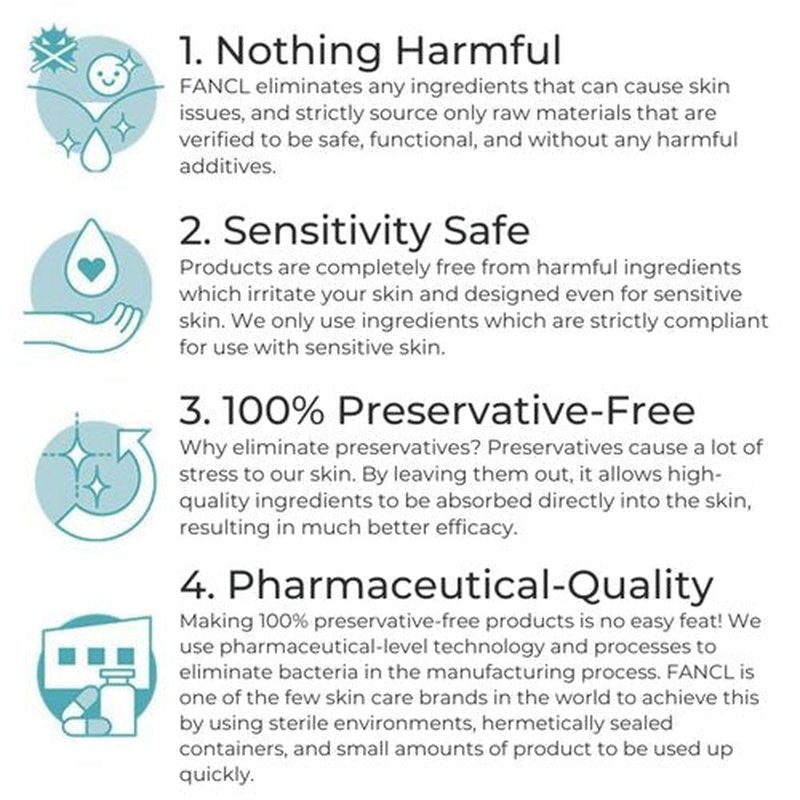FANCL Mild Cleansing Oil - Gentle Japanese Makeup Remover for Sensitive Skin | 100% Preservative Free (1, Blue)