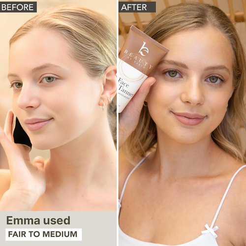 Face Tanner by USA Made | Natural & Organic Gradual Self Tanner Lotion for Streak-Free Glow