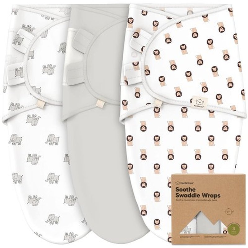 Organic Baby Swaddle Sleep Sacks by [Brand Name] - Soft & Snug for Newborns 0-3 Months | 3-Pack in The Wild 2