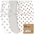 Organic Baby Swaddle Sleep Sacks by [Brand Name] - Soft & Snug for Newborns 0-3 Months | 3-Pack in The Wild 2