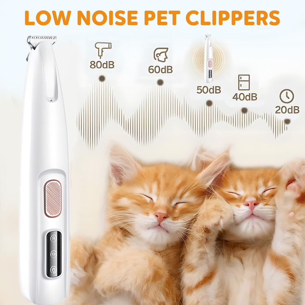 Scappof Pet MicroPrecision Trimmer, 2026 New Rechargeable Pet Trimmer, Waterproof Dog Hair Clipper for Home Use, Multifunctional Cordless Pets Clipper for Pets Owners (1)