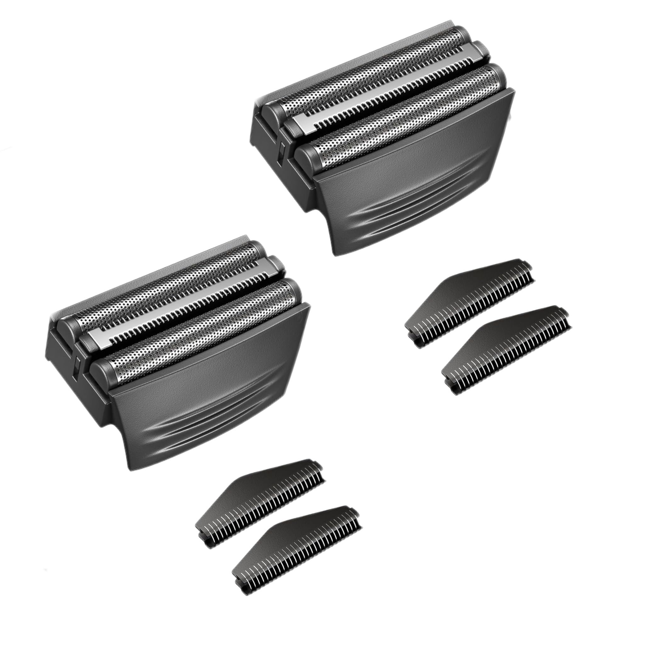 2 PACK BLACKShaver Replacement Foil Compatible with Remington TITANIUM-X Flex & Pivot Foil and Cutter F5800 & F7800,Shaver heads Fit for Remington F4900,F5800,F7800
