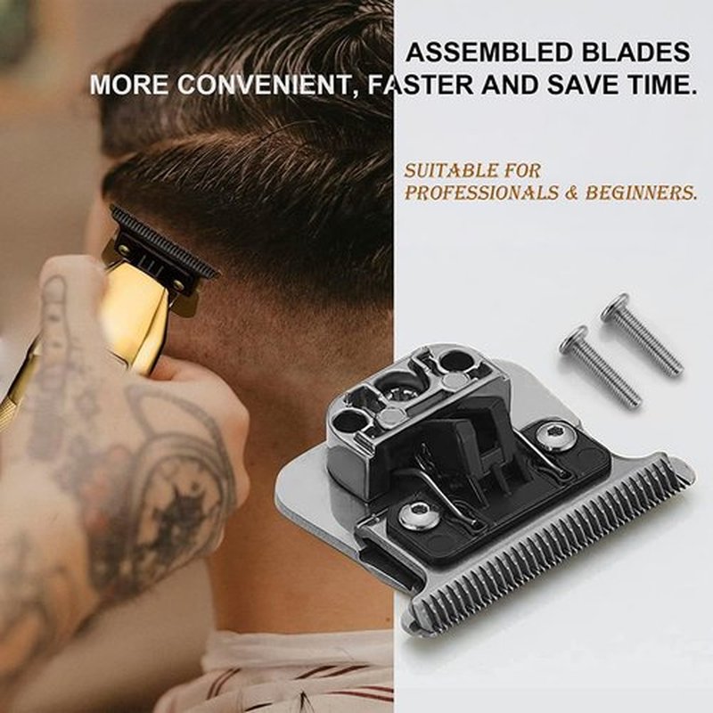 FX707Z Replacement Trimmer Blades compatible with BaByliss PRO PRO FX787 & FX726 Trimmer Trimmer Blade,DLC 2.0 Trimmer Blade c) (Black-1PC)