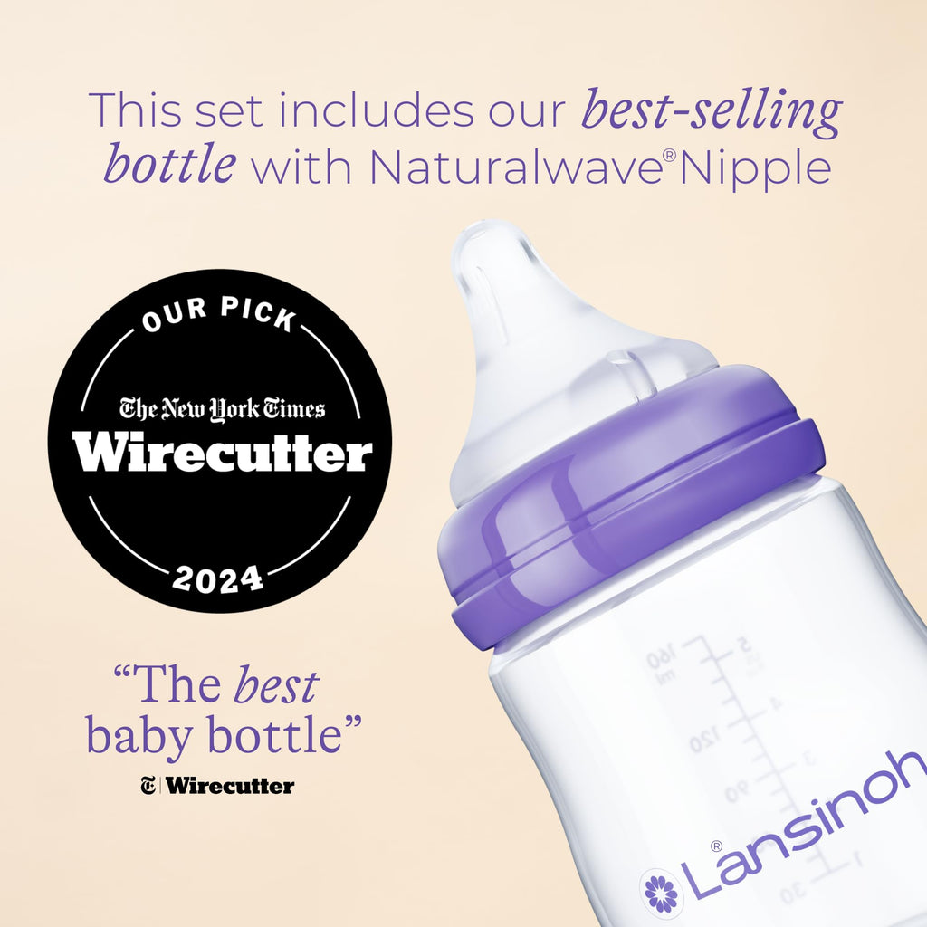 Lansinoh DiscreetDuo Extra Pumping Set | Hands-Free Wearable Breast Pump Accessories | Portable Replacement Kit with Milk Collection Cups, Flanges, Valves & Bottles (Pump Not Included)