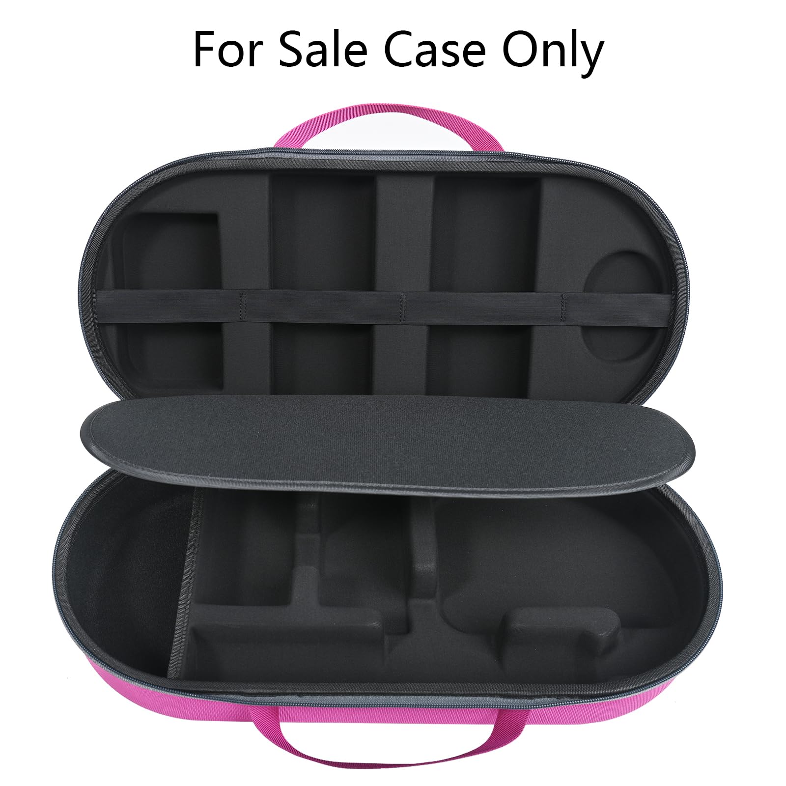 RLSOCO Carrying Case for Dyson Airwrap i.d./Airwrap Co-anda2x Multi-Styler and Dryer - Fits 4pcs Long Barrels or Short Barrels - Pink (Case Only,Hair Styler is not Included)