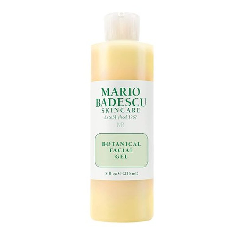 Mario Badescu Botanical Facial Gel Cleanser - Lightweight, Oil-Free Face Wash with AHA Grapefruit Extracts - 8 oz