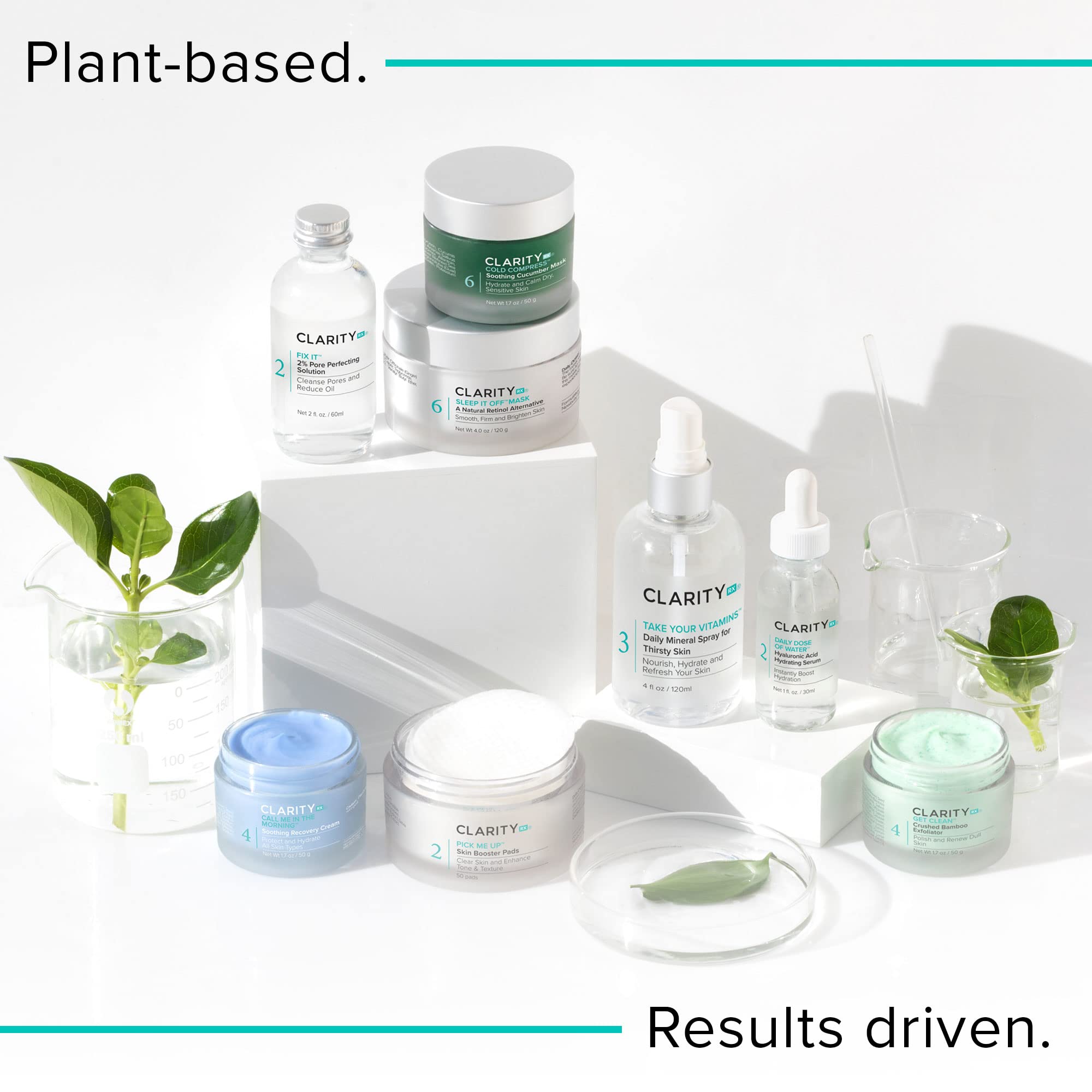 ClarityRx Feel Better Hyaluronic Acid Face Moisturizer, Natural, Plant-Based Moisturizing Cream with Jojoba Oil & Hyaluronic Acid for Hydration, Smooths Dry, Aging Skin, No Parabens, All Skin Types