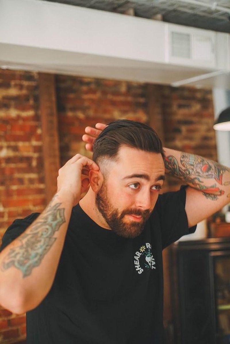 Shear Revival Clay Pomade for Men & Women - Vegan Strong Hold, Matte Finish, 3.4oz, Orange & Oakmoss Scent