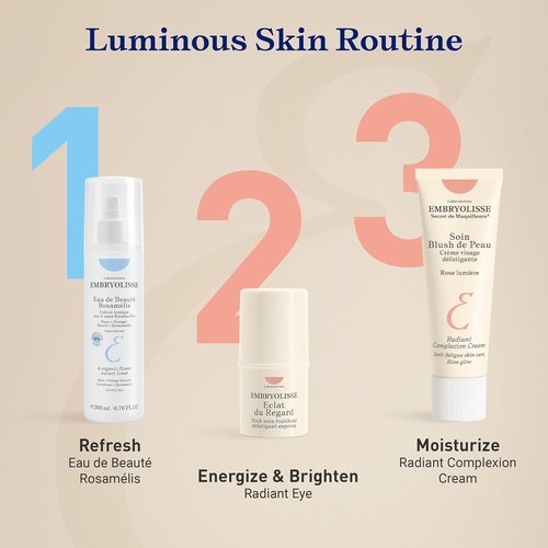 Embryolisse Radiant Complexion Cream - Hybrid Makeup & Moisturizer with Hyaluronic Acid & Shea Butter | 1.01 Fl. Oz.