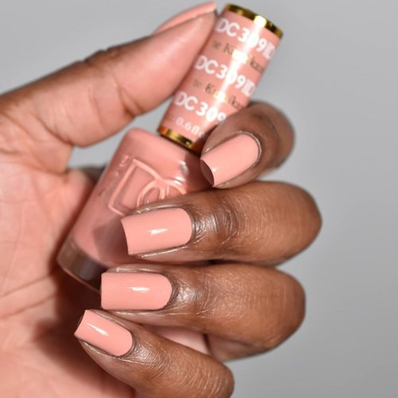 DND Gel Polish Set - Brown Collection | UV/LED Gel & Air Dry Nail Lacquer Duo, 0.5 Fl Oz Each