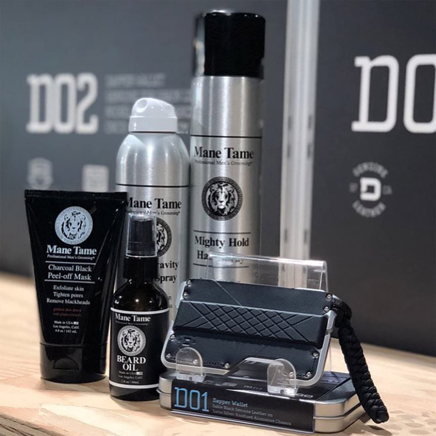 MANE TAME Beard Oil - Made with Certified Organic Hemp Oil - No Fuss Pump 1oz. Bottle - Softens Your Beard and Stops Itching - Great Beard Oil and Conditioner For Men