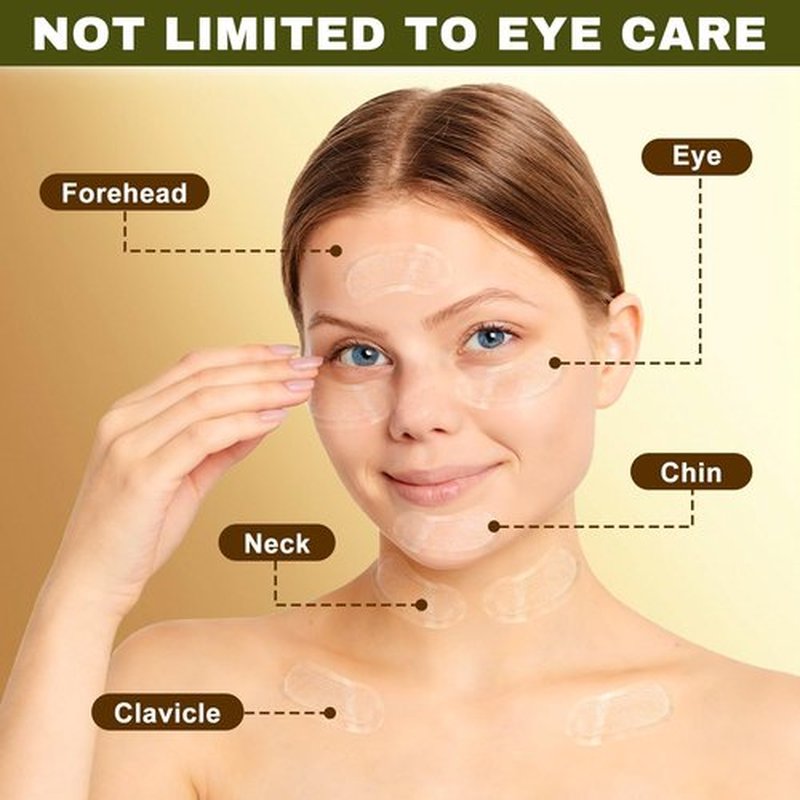bvanarn 8 count PDRN Micro Eye Patches,Dark Circle,Under Eye Patches for Puffy Eyes,Ceramides, Serum-Infused Eye Patches with Hyaluronic Acid & Collagen,Gentle Skin-Friendly