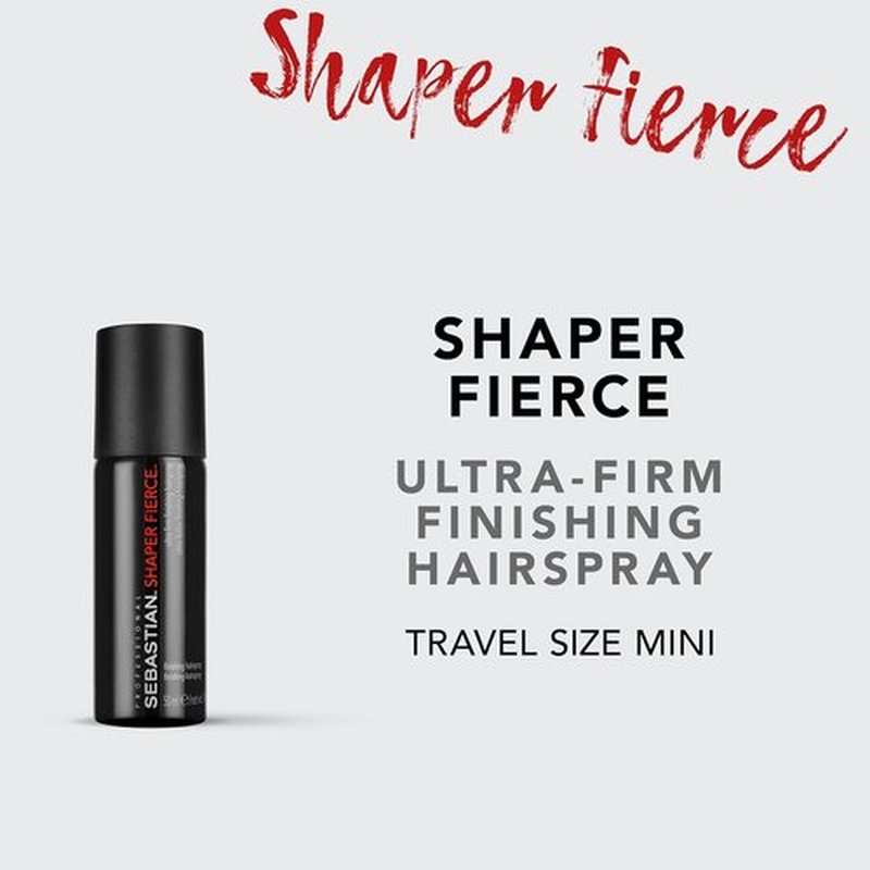 Sebastian Professional Shaper Fierce Hairspray - Ultra-Firm Hold | Humidity Resistant | Ideal for All Hair Types
