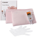 FOWARM Electric Hand Warmer, Heated Beauty Mitts, 3-Temp Levels & Timer, Digital Display, 7x10 Heated Glove for Arthritis Hand Deep Moisturizing, Heating Pad for Hands, Spa & Home Use