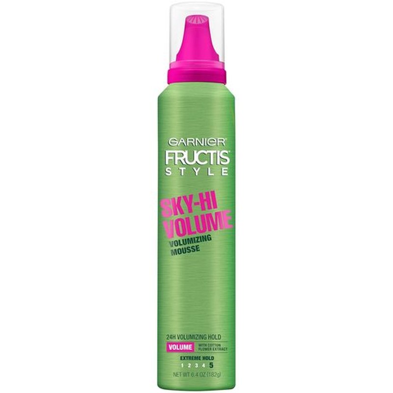 Garnier Fructis Style Sky-Hi Volume Mousse - Lightweight Volumizing Formula | 6.4 oz