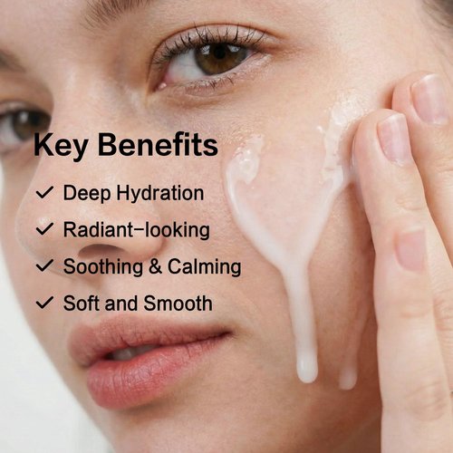 RAZUYEN Rice Toner with Aloe Leaf Water, Niacinamide and Centella Asiatica, Milky Toner for Soothing and Glowing Skin, Vegan, Alcohol and Fragrance Free