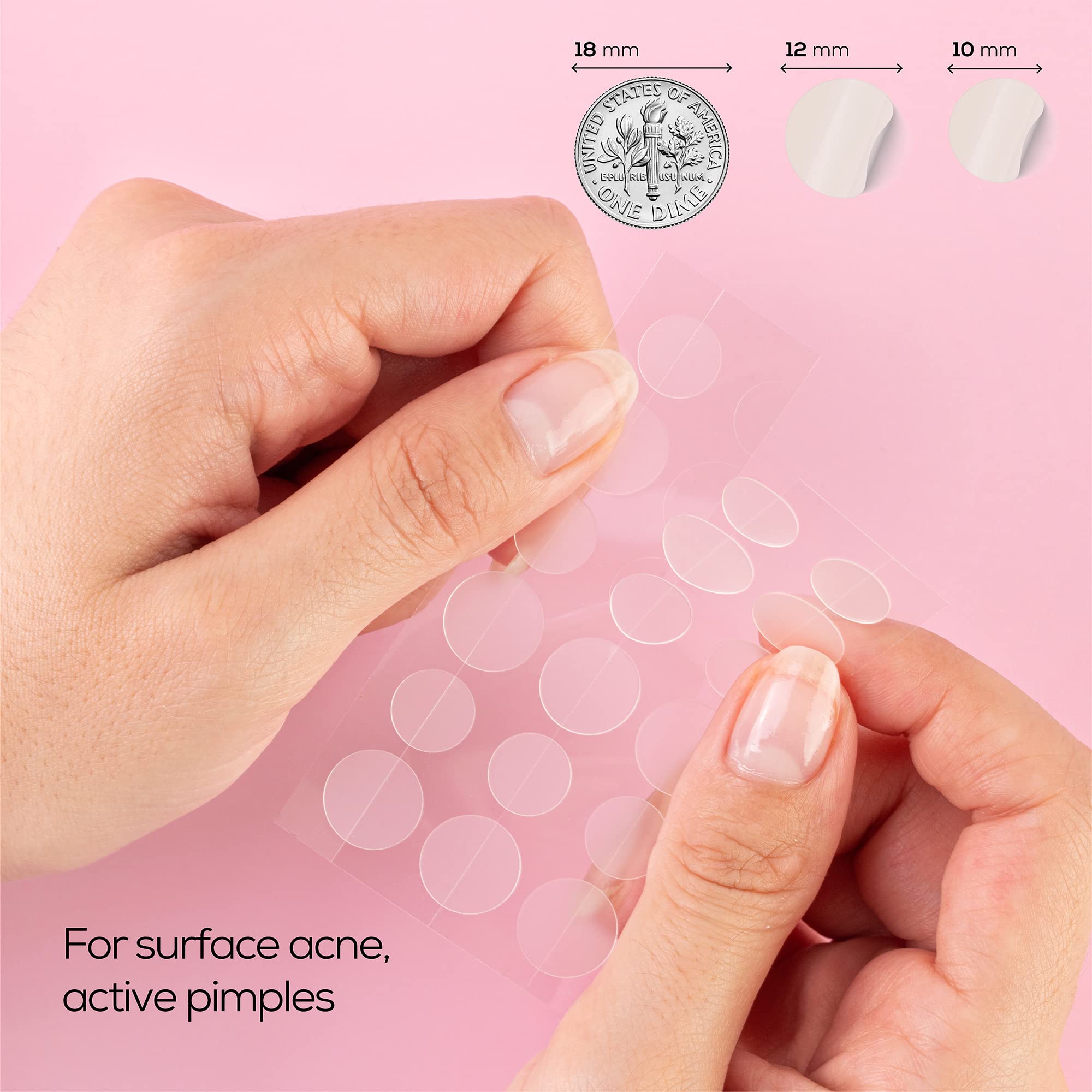 HANHOO Blemish and Custom Patch Duo | Hydrocolloid Patches for Surface Spots and Clusters | 72 Total Patches + 2 Custom Sheets