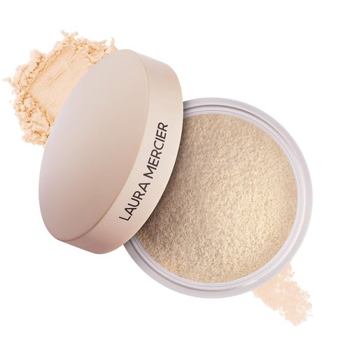 Laura Mercier Translucent Loose Setting Powder - Talc-Free, Ultra-Blur, 16HR Hydration, Mint Green Color Corrects Redness