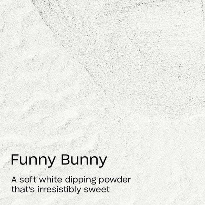 OPI Powder Perfection Funny Bunny | Sheer Soft White Crème Nail Dipping Powder | Acrylic Alternative